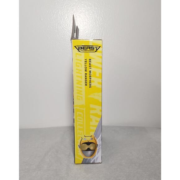 Power Rangers Yellow Ranger Beast Morphers Lightning Collection 2022 New Sealed - Picture 4 of 6